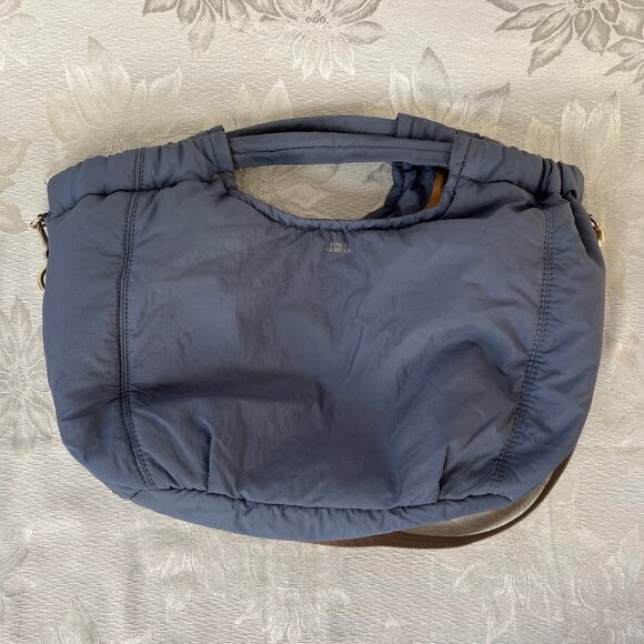 Vince Camuto Harlo Tote Pouchy Purse Handbag Crossbody Blue - Picture 7 of 16